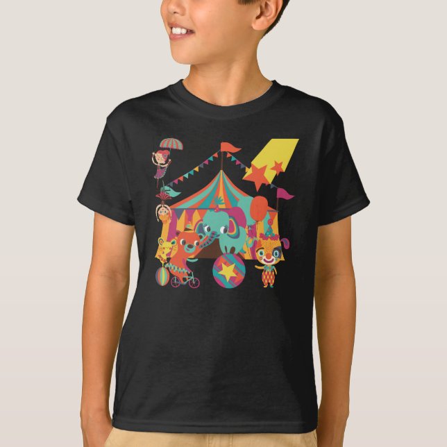 Zirkus-Ausführende T-Shirt (Vorderseite)