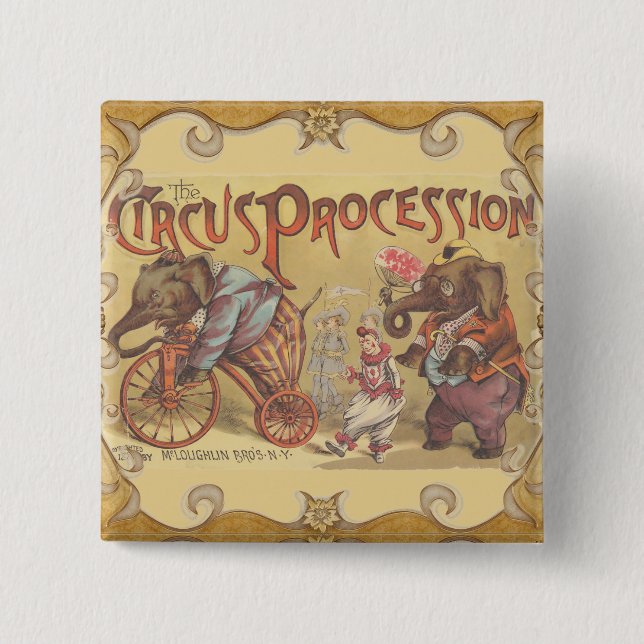 Zirkus Button (Vorderseite)