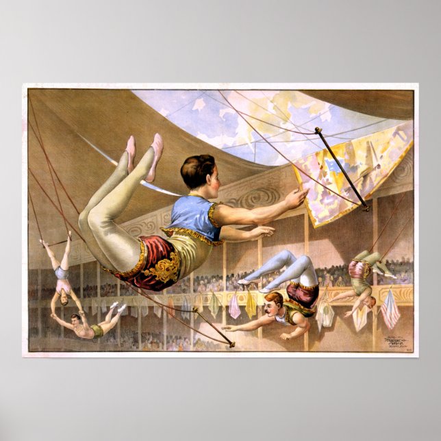 Zirkus der Vintagen fünf männlichen Traponer Poster (Vorne)