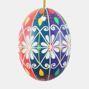 Zirkus-Ei-Verzierung Keramikornament
