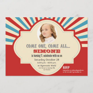 Zirkus | Geburtstag Einladung