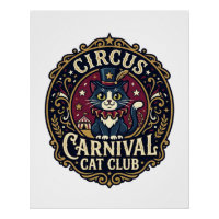Zirkus Karneval Katze Katzen-Vater-Geschenkidee -