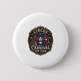 Zirkus Karneval Katze Vater Geschenkidee - Zirkus  Button