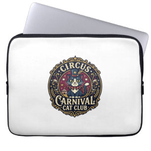 Zirkus Karneval Katze Vater Geschenkidee - Zirkus  Laptopschutzhülle