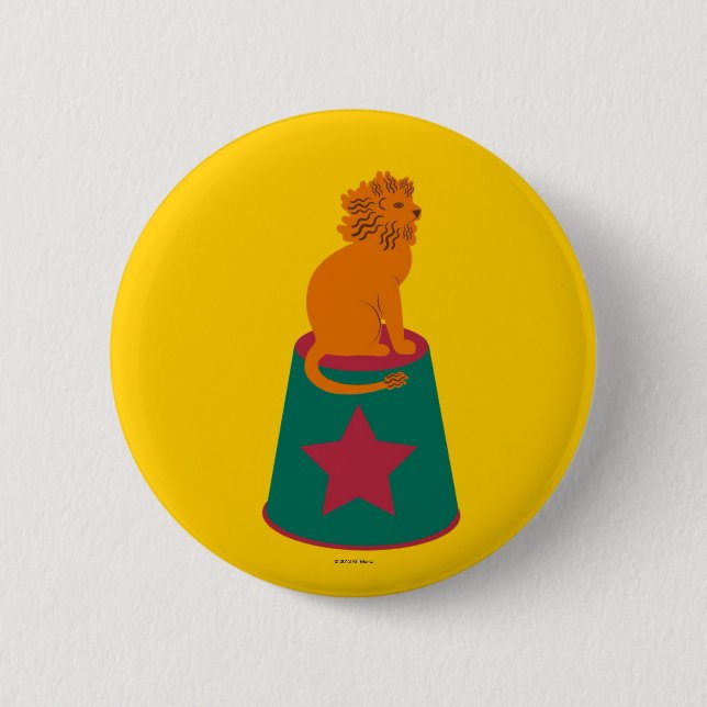 Zirkus-Knopf Button (Vorderseite)
