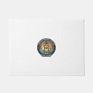 Zirkus-Magie-Plakat Katze Süße Kitty Design - Zirk Fußmatte