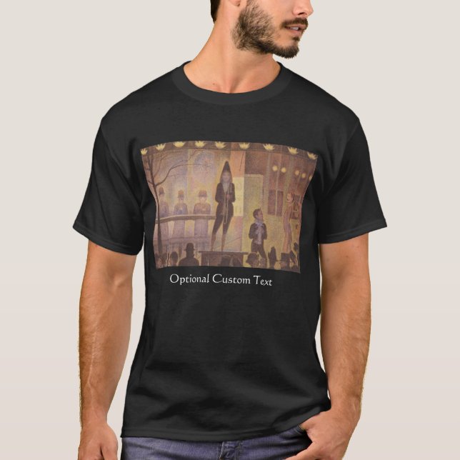 Zirkus-Nebenaufführung durch Georges Seurat T-Shirt (Vorderseite)