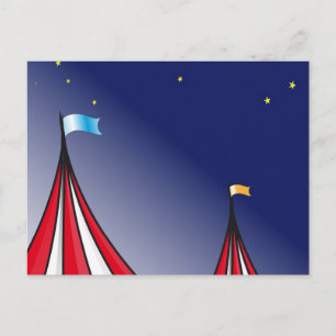 Zirkus Postkarte