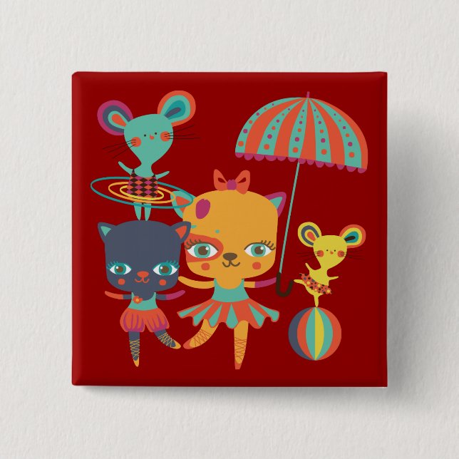 Zirkus-Süssen Button (Vorderseite)