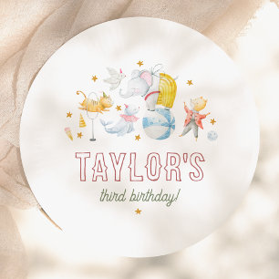 Zirkus   Watercolor Carnival Geburtstagsparty Pappteller