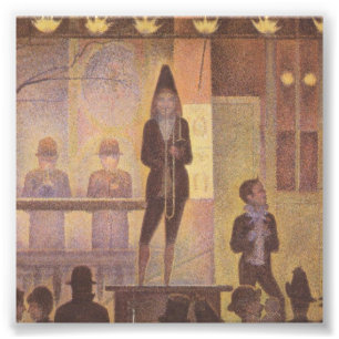 Zirkusattraktion von Georges Seurat Fotodruck