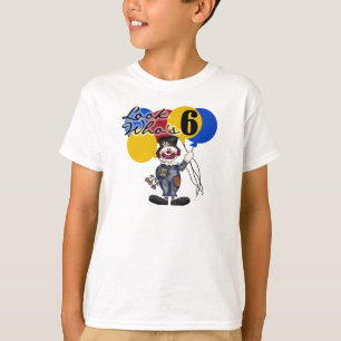 Zirkusclown-6. Geburtstag T-Shirt