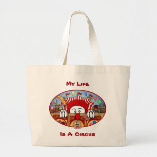 Zirkusclown Kilroy Tasche