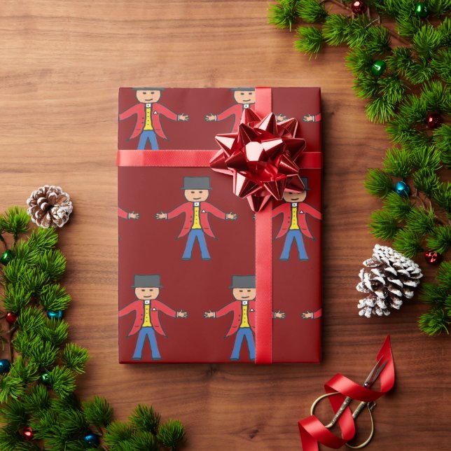 Zirkusdirektor Geschenkpapier (Feiertagsgeschenk)