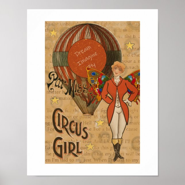 Zirkusmädchen Poster (Vorne)