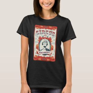 Zirkuspersonalabzeichen Human Cannonball Vintage T-Shirt