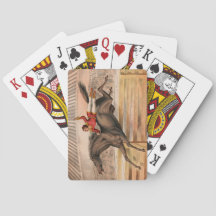 Zirkuspferd und Draufgänger mit hohem Poker 