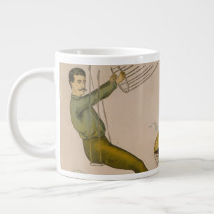 Zirkusplakat einer Luftballonvorstellung Jumbo-Tasse