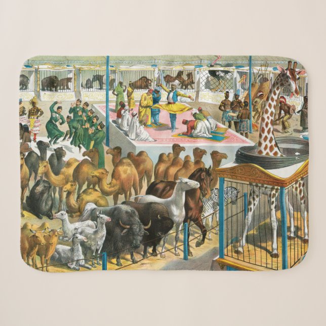 Zirkusposter von Menschen unterschiedlicher Nation Sherpadecke (Vorderseite (Horizontal))