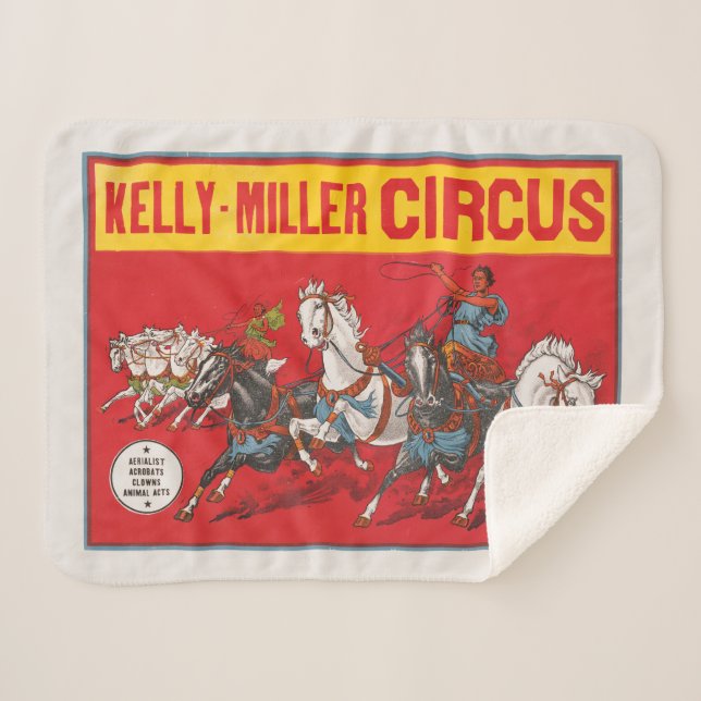Zirkusposter von zwei Männern in Chariots Sherpadecke (Vorderseite (Horizontal))