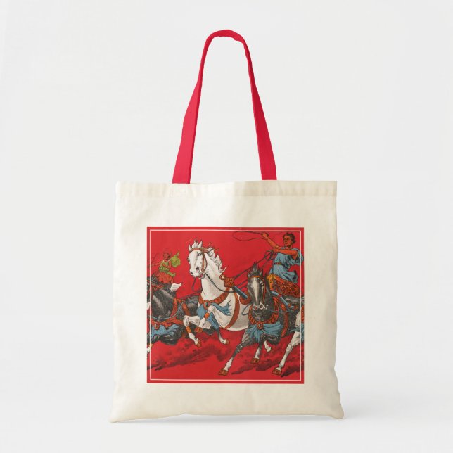 Zirkusposter von zwei Männern in Chariots Tragetasche (Vorne)