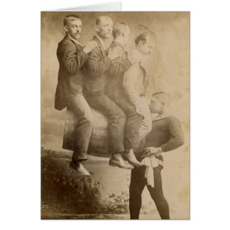 Zirkusstrongman im Vintage-Stil