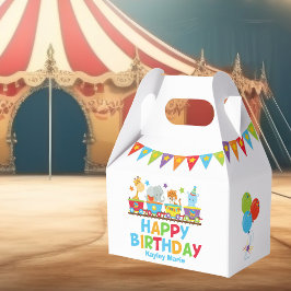 Zirkustiertrainings Niedliches Kindergeburtstag Pa Geschenkschachtel