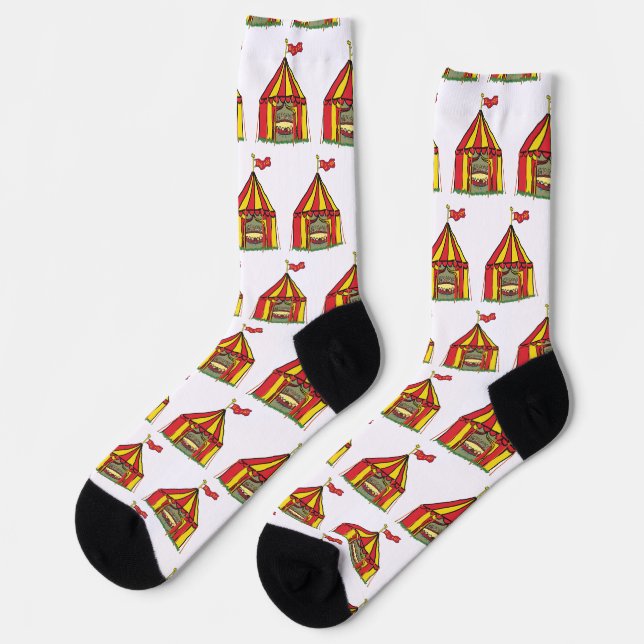 Zirkuszelt Socken (Linkes Detail)