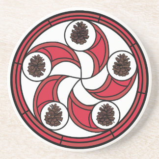 Zisa-Hexa-Zeichen auf einem Untersetzer