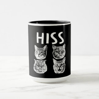 ZISCH (KUSS) Katze Retro Tasse