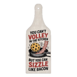 Zisch wie Bacon Pickleball Küche Schneidebrett
