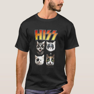 Zischen Lustige Katze Zischen Katzenliebhaber Zisc T-Shirt