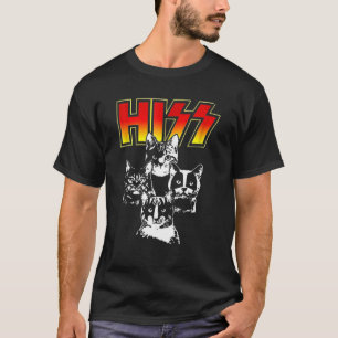 Zischen Niedliche Katzenmutter Kätzchen Katzen R T-Shirt