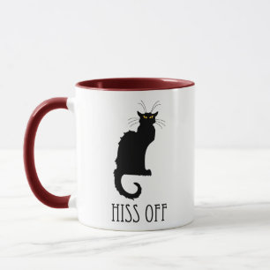 Zischen weg von der Katze lustig Tasse