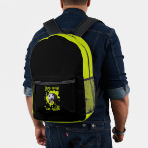 Zischmaschine Lustiger mürrischer Opossum Wilder H Bedruckter Rucksack