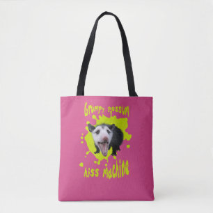 Zischmaschine Lustiger mürrischer Opossum Wilder H Tasche