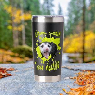 Zischmaschine Lustiger mürrischer Opossum Wilder H Thermobecher