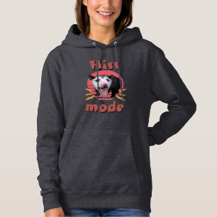 Zischmodus Lustiger Opossum Chaotisches Tier Hoodie