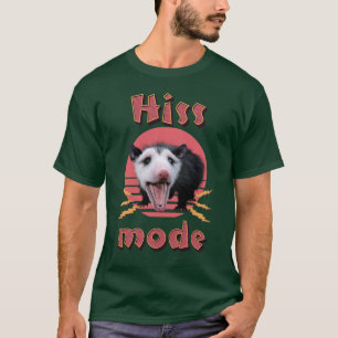 Zischmodus Lustiger Opossum Chaotisches Tier T-Shirt
