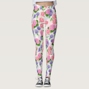 Zistvogel und Blume Leggings