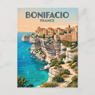 Zitadelle von Bonifacio Frankreich Postkarte