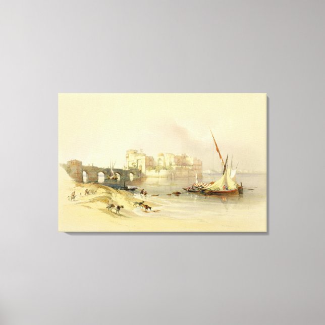 Zitadelle von Sidon, 28. April 1839, Platte 76 von Leinwanddruck (Vorderseite)