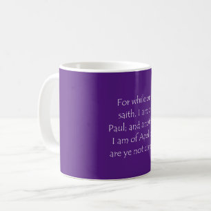 Zitat 1 Korinther 3 4 Kaffeetasse