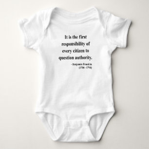 Zitat 3a Bens Franklin Baby Strampler