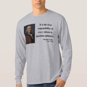 Zitat 3b Bens Franklin T-Shirt