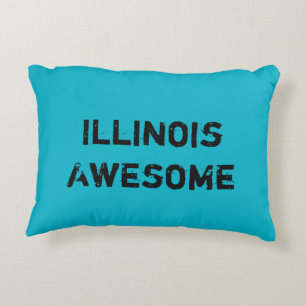 Zitat-Akzent-Kissen Illinois fantastisches Zierkissen