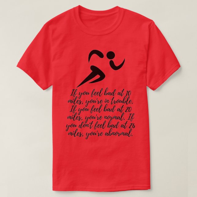 Zitat anbieten Sie ungewöhnlich schwarz T-Shirt (Design vorne)
