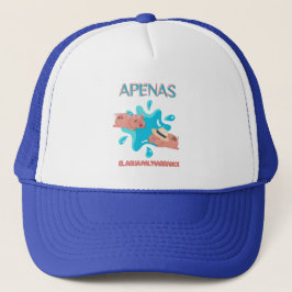 Zitat "Apenas el agua pal marrano" Truckerkappe