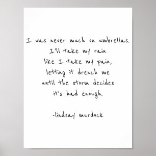 Zitat auf Poster zur Gestaltung inspirierender Poe