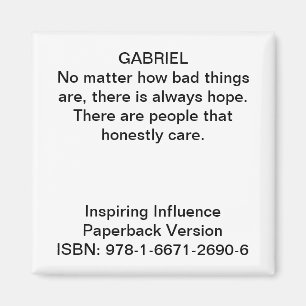 Zitat aus dem Magnet "Inspirierend Einfluss"